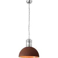 Brilliant Lampe Frieda Pendelleuchte 41cm rostfarbend | 1x A60, E27, 60W, geeignet für Normallampen (nicht enthalten) | Kette ist kürzbar