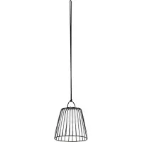 LINDBY LED-Akku-Außenhängeleuchte Levino, schwarz, Metall Levino , dimmbar, schwarz, Metall, Modern