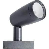 Ledvance SMART+, Außenspotbeleuchtung, Dunkles Grau, Aluminium, Glas, IP44, Eingang, Fassade, III