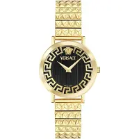 Versace VE9A00524 Deadalus gold schwarz Edelstahl Armband Uhr Damen NEU