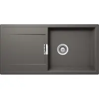 Schock Unterbau-Einbauspüle Mono D-100L U Silverstone