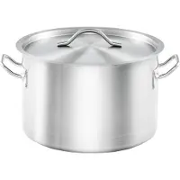 Stalgast Kochtopf mit Deckel, mittelhohe Form, Serie ONSET, Ø 200 mm, Höhe 120 mm, 3,8 L