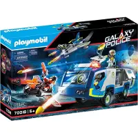 Playmobil Galaxy Police -Truck, Polizei, 5 Jahr(e), CR2032, Mehrfarbig, Kunststoff