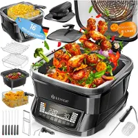 Kesser Multikocher Küchengerät mit 16 Programmen - Grillen, Backen, Dampfgaren