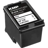 KMP Tintenpatrone passend für HP 338 Black C8765EE
