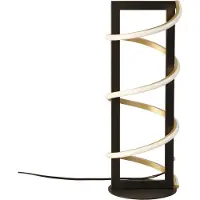 Fischer Leuchten FISCHER & HONSEL Tischleuchte GWEN DH 17x44.50 cm schwarz Tischlampe