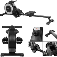 Rebel RBA-1005 Magnetisches Rudergerät, 120 kg, schwarz