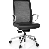 Hjh OFFICE PROVIDER NET - Profi Bürostuhl Schwarz