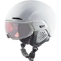 Alpina sport Alpina Alto QV Visier Skihelm Snowboardhelm white matt A9237 : 51 - 55 cm Grösse - Helme: 51 - 55 cm