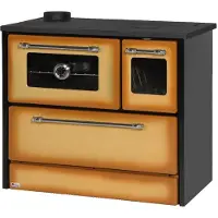 SimgeSoba Küchenofen Holzherd 701-G Omega Cappuccino, linke Version - 9,18 kW