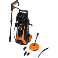 Neo Tools Hochdruckreiniger 2200W, 165Bar - Professionelle Reinigung für Hof, Auto & Garten, 8m Hochdruckschlauch, Integrierte Schaumfunktion