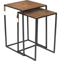Natur24 Beistelltisch 2-er Set 40 x 60 cm