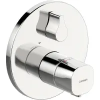Hansa HANSALIVING Thermostat-Wannen-Funktionseinheit, Rosette rund