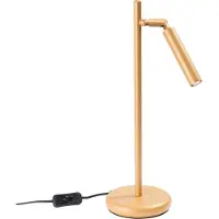 Sollux Tischlampe PASTELO Gold 1xG9 8W Stahl 43x20x14cm
