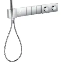 Hansgrohe Thermostatmodul Select Axorn Edge f UP Therm.modul 5 Verbr chr Diamantschl chrom UP Fertigset 5 Verbraucher Diamantschl.