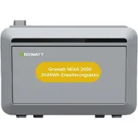 Growatt Powerness Balkonkraftwerk Speicher, NEXA 2000E 2048Wh Erweiterungsakku für NEXA 2000/NOAH2000 Balkonkraftwerke Speicher (0% MwSt)