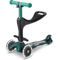 Micro mobility Mini Micro 3in1 Deluxe ECO LED, Kinder, Dreiradroller, Junge/Mädchen, Asphalt, 50 kg, 3 Rad/Räder