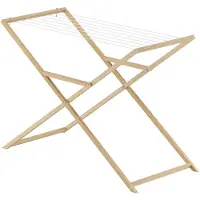 Erst-Holz Holzwäscheständer Wäschetrockner Wäscheständer aus Eschenholz V-90.93klein