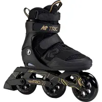 K2 TRIO 110 Inline Skates Unisex schwarz - gold Größe EU: 44.5