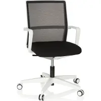 Hjh OFFICE MOVE-TEC NET 3D - Profi Bürostuhl Weiß / Schwarz