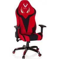 Hjh OFFICE PROMOTER II - Gamingstuhl Schwarz / Rot