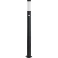 LINDBY Wegelampe Statius, anthrazit/weiß, Sensor, 100cm