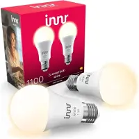 Innr Zigbee E27 LED, funktioniert mit Philips Hue*, smart Lampe warmweiß dimmbar 1150lm 2-er Pack