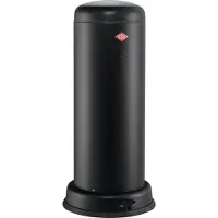 Wesco 134731-73 BIG BASEBOY 30 Abfalleimer in SCHWARZ MATT mit 30 Liter Volumen / Treteimer / Mülleimer