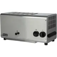 Lincat Toaster Lt6X, 6 Schlitze, individuell steuerbar, 24,5x48,2x22 cm (HxBxT)