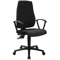 Topstar Bürodrehstuhl Maxx 500 schwarz-Teppichbodenrollen