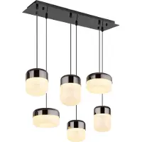 Globo Lighting Hängeleuchte Metall Graphit matt, LED