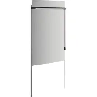 Vitra LED Spiegel Equal 63 x 138 cm schwarz matt IP 20