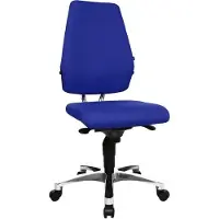 Topstar Bürostuhl Body Balance S30, SI99T26 Stoff blau, Gestell alu
