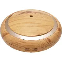 PROMED Ultraschall Luftbefeuchter Aroma Diffuser, edle Holzoptik, Raumluftbefeuchter