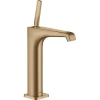 Hansgrohe Waschtisch-Einhebelmischer 190 Axor Citterio E A 143mm, m Pin-Griff, unver Abl., b bron