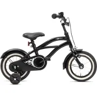 Nogan Rumble Kinderfahrrad – 12 Zoll – Schwarz - komplett mit Stutzräder