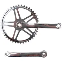 Vinty Kurbelgarnitur Vinty 44T 170 mm Silber