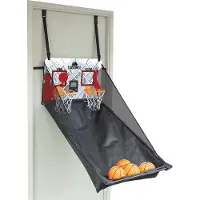 Carromco Basketball Indoor Türspiel Arcade Wurfspiel 1-2 Spieler Mini Basketball-Automat Basketballspiel höhenverstellbar elektronischer LCD-Zähler