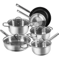 Kärcher Topfset Jovita aus Edelstahl, Induktion, 10-teilig