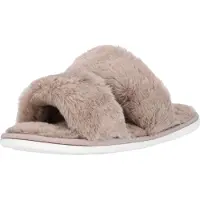 Whistler Hausschuhe Flussia mit flauschigem Innen- und Obermaterial 1136 Simply Taupe 36/37