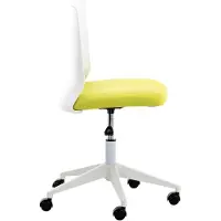 CLP Bürostuhl Apolda ergonomisch | Farbe grün Material Stoff
