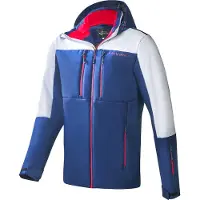 Black Crevice - Herren Wintersport Jacke | Farbe: Blau/Weiß | Größe: S