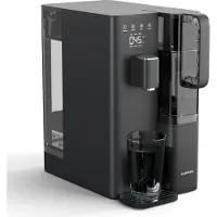 Klarstein VitalPour Osmoseanlage - 5-Stufen Umkehrosmosefiltration, Heißwasser in 3 Sek., 5L Tank & 1,5L Krug, 5 Temperaturstufen, Touch-Display, Kindersicherung, Einfacher Einbau