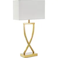 TecTake Tischleuchte Avina modernes Design, blendfreies Licht 27 x 12 x 51,5 cm