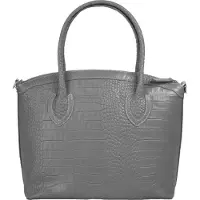 Cluty Henkeltasche echt Leder, Made in Italy