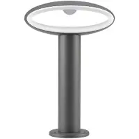 V-TAC Pollerleuchten Außenbeleuchtung - IP54 - Dunkel - Grau - 9W - 500 Lumen - 3000K