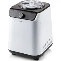 Primo PR401IM Eismaschine - Eismacher - Selbstgefrierend - Mit Kompressor - 1,2 L - Weiß/Schwarz