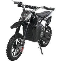 Actionbikes Motors Kinder Crossbike Viper | Elektro Motorrad - 1000 Watt - Bis 24 km/h - Motorcrossbike - Pocketbike - Dirt Bike - Drosselbar (SW)