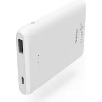 Hama Power Pack SLIM 5HD 5000mAh, Weiß
