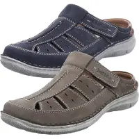 Josef seibel Herren Clogs Pantoletten Anvers 76 43676-21, Größe:42 EU, Farbe:Blau